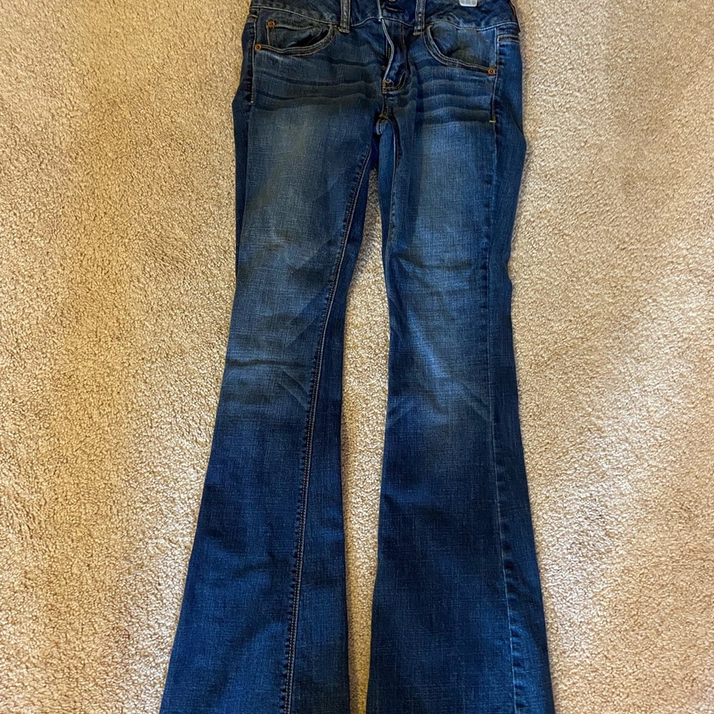 Long retro jeans